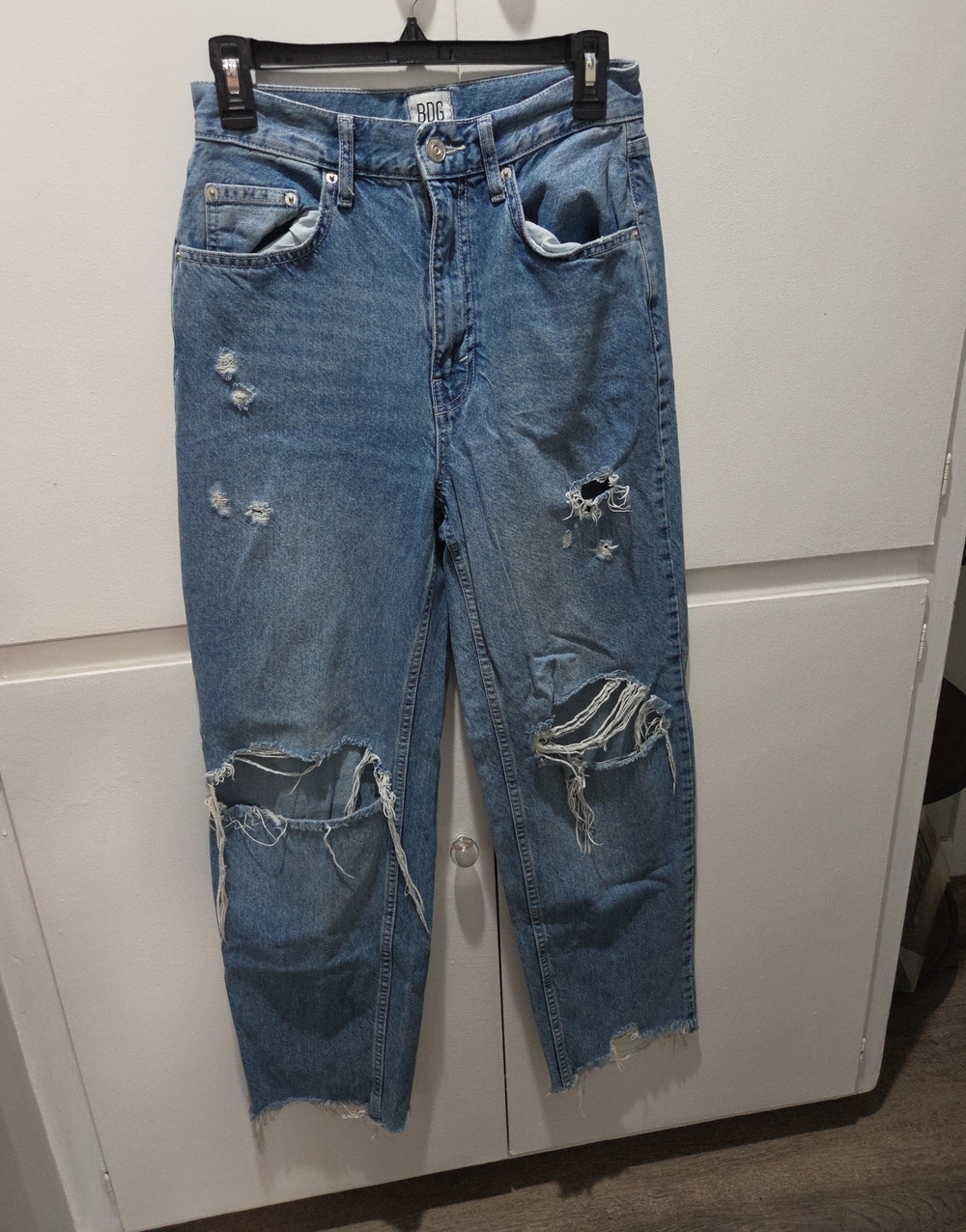 BDG Urban Outfitters Light Blue Distressed Boyfriend Jeans
